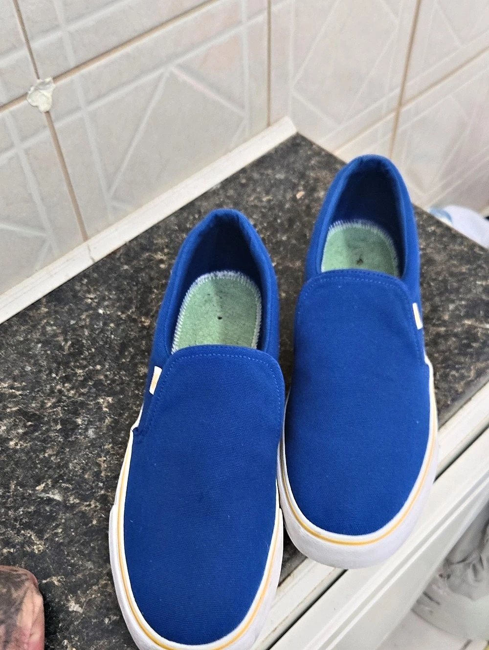 Nike Stefan Janoski Slip-On Canvas Blue & White Sneakers